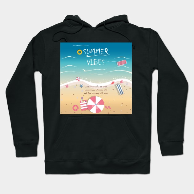 Beach Paradise Hoodie by Creative Meadows